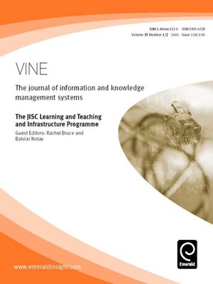 cover image of VINE, Volume 35, Issue 1 & 2